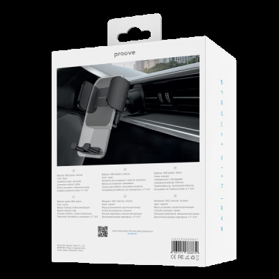 Холдер Proove Crystal Clamp Plus Air Outlet Car Mount black UA (CHCCP0000001)