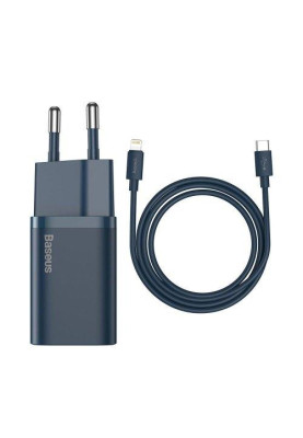 МЗП Baseus 20W Super Si Quick Charger PD+QC3.0 Type C to Lightning (TZCCSUP-B03) blue