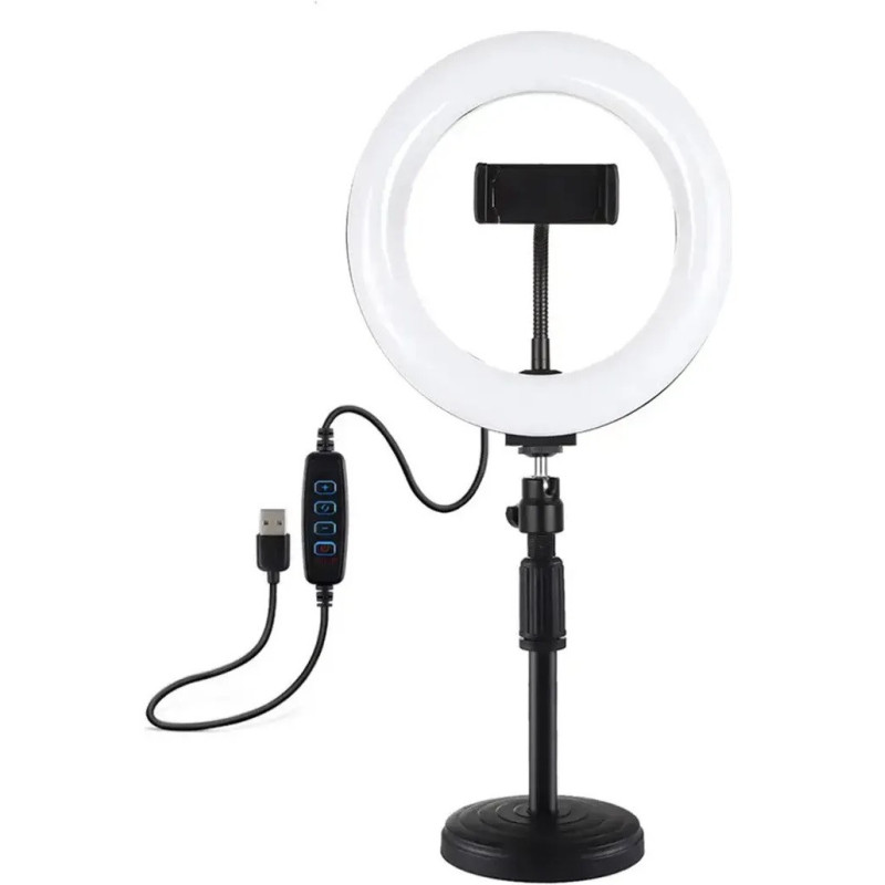 Холдер Selfie + LED 20см XO BGD002/SMN-8 лампа-трипод