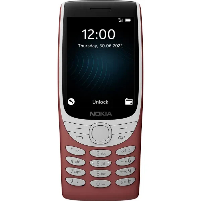 Телефон Nokia 8210 4G DS Red UA UCRF