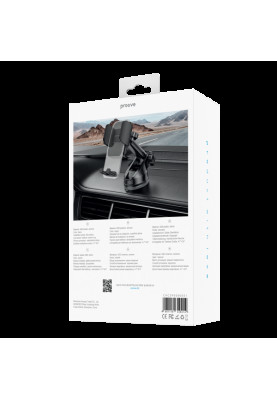 Холдер Proove Crystal Clamp Plus Suction Type Car Mount black (CHCSP0000001)