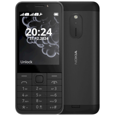 Телефон Nokia 230 TA-1609 2024 Black UA UCRF