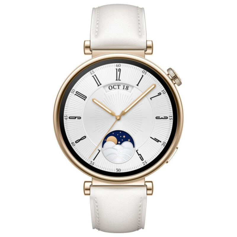 Smart Watch Huawei GT 4 41mm White (Leather Strap) UA