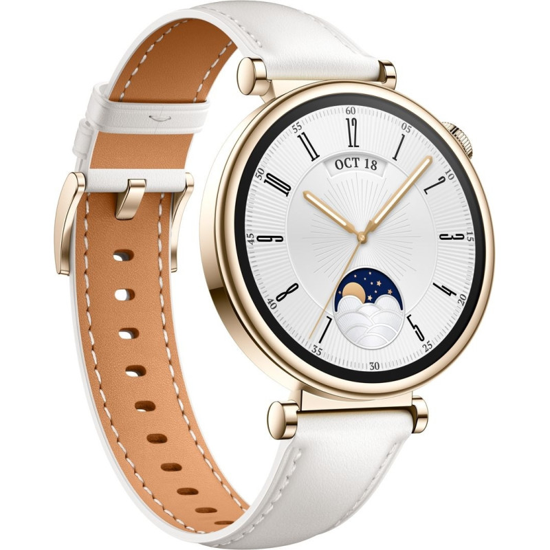 Smart Watch Huawei GT 4 41mm White (Leather Strap) UA