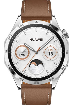 Smart Watch Huawei GT 4 46mm Brown (Leather Strap) UA
