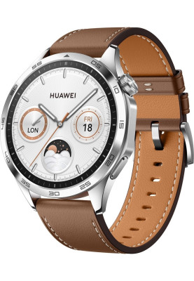 Smart Watch Huawei GT 4 46mm Brown (Leather Strap) UA