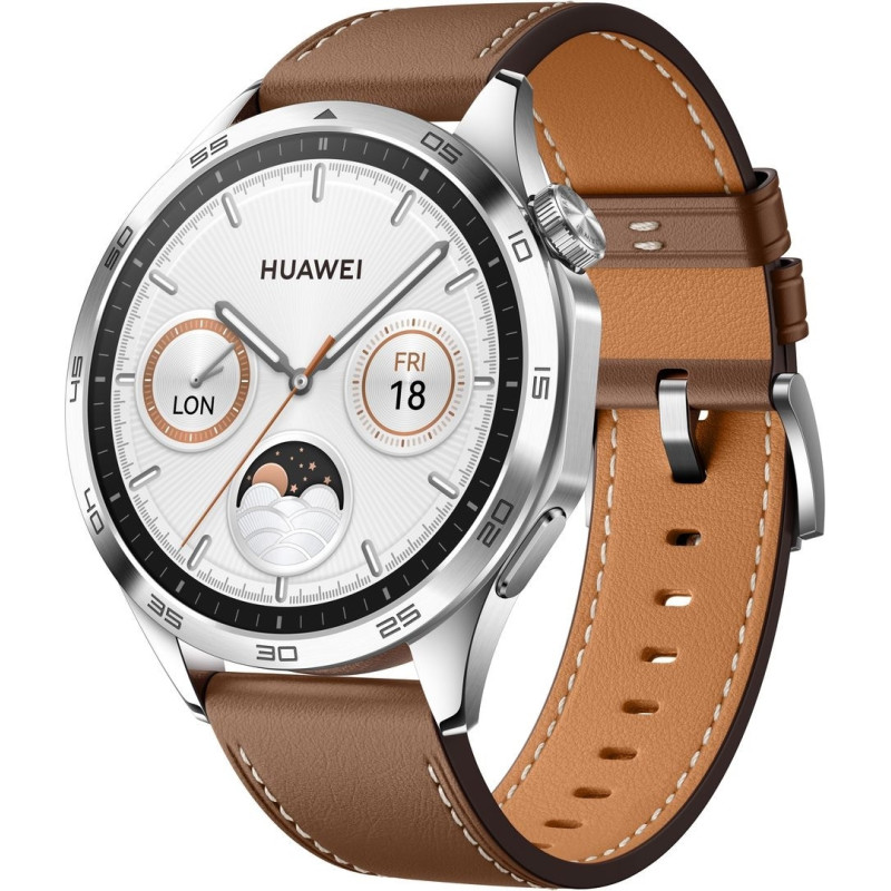 Smart Watch Huawei GT 4 46mm Brown (Leather Strap) UA