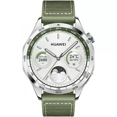 Smart Watch Huawei GT 4 46mm Green (Woven Strap) UA