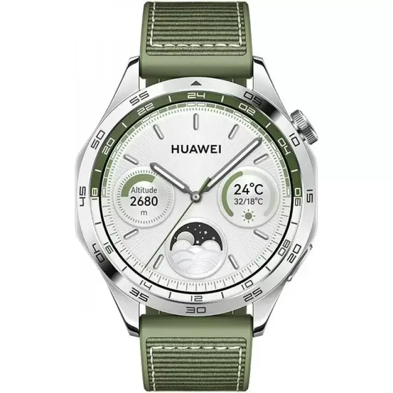 Smart Watch Huawei GT 4 46mm Green (Woven Strap) UA