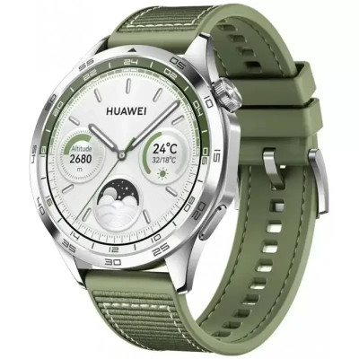 Smart Watch Huawei GT 4 46mm Green (Woven Strap) UA