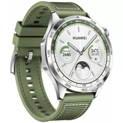 Smart Watch Huawei GT 4 46mm Green (Woven Strap) UA