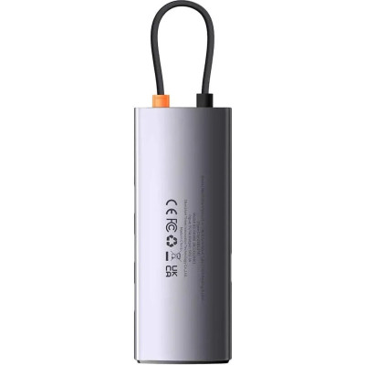 USB HUB Baseus Metal Gleam Series 4in1 USB-C to 4USB 3.0 (WKWG070013) gray
