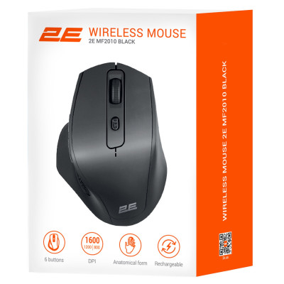 Bluetooth миша 2E MF2010 Перезаряджається black (2E-MF2010WB) Bluetooth миша 2E MF2010 Перезаряджається black (2E-MF2010WB)