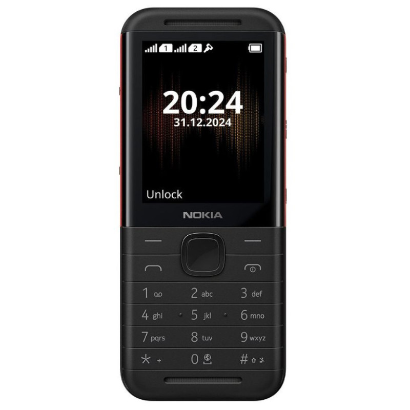 Телефон Nokia 5310 TA-1603 DS 2024 Black-Red UA UCRF