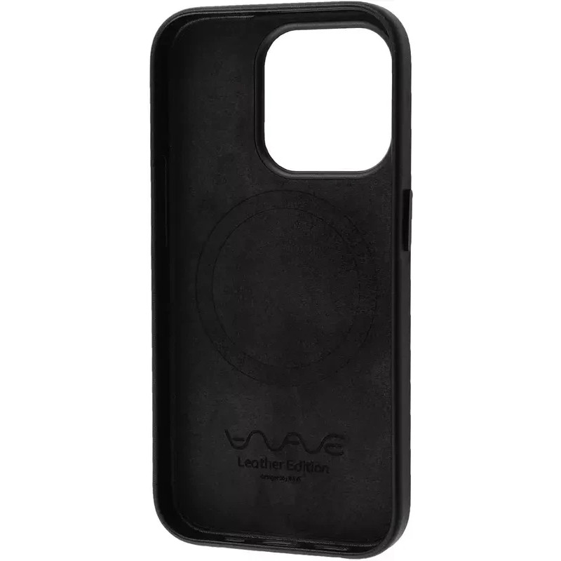 Накладка iPhone 15 Leather Edition Case MagSafe Wave