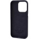 Накладка iPhone 15 Leather Edition Case MagSafe Wave Темно-синій