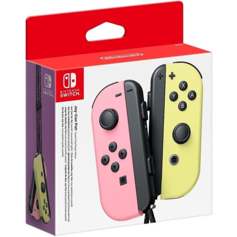 Джойстик Nintendo Joy-Con Controller Pastel Pink/Pastel Yellow Global (45496431686)