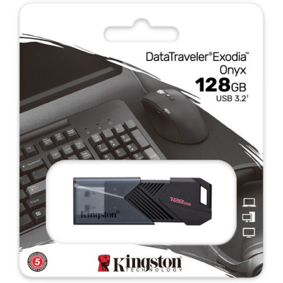 USB Flash 128GB 3.2 Kingston DT Exodia Onyx black (DTXON/128GB)