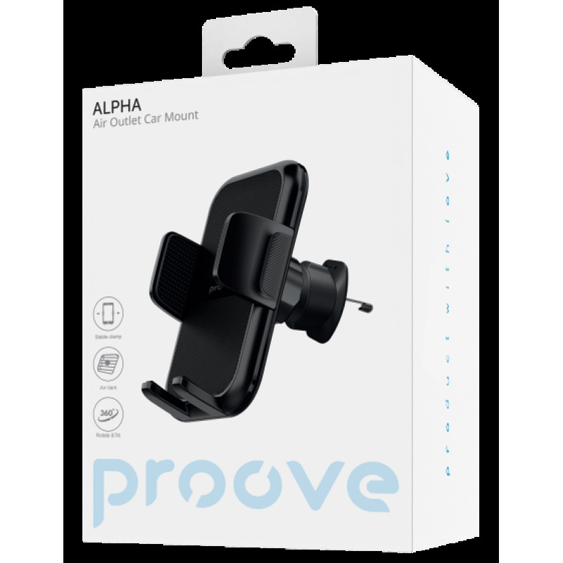 Холдер Proove Alpha Air Outlet Car Mount black (CHAP00000001) UA