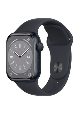 Apple Watch Series 8 GPS 41mm Midnight Aluminium with Midnight Sport Band MNP53 UA