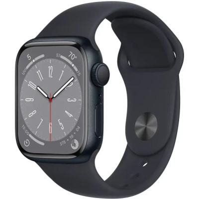 Apple Watch Series 8 GPS 41mm Midnight Aluminium with Midnight Sport Band MNP53 UA