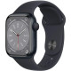 Apple Watch Series 8 GPS 41mm Midnight Aluminium with Midnight Sport Band MNP53 UA