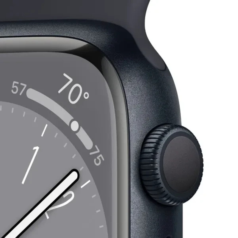 Apple Watch Series 8 GPS 41mm Midnight Aluminium with Midnight Sport Band MNP53 UA