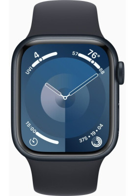 Apple Watch Series 9 GPS 41mm Midnight Aluminium with Midnight Sport Band M/L MR8X3