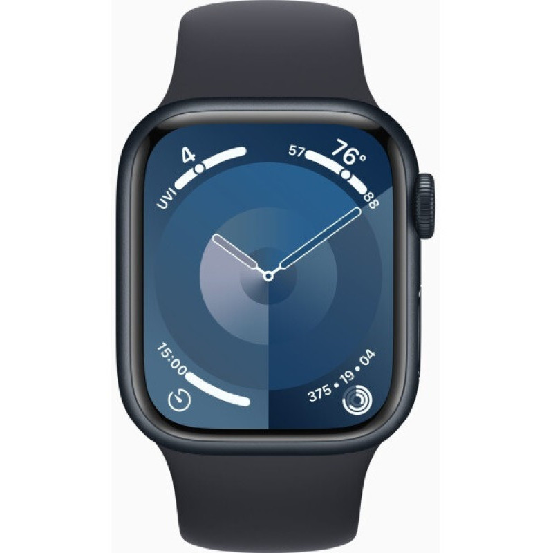 Apple Watch Series 9 GPS 41mm Midnight Aluminium with Midnight Sport Band M/L MR8X3