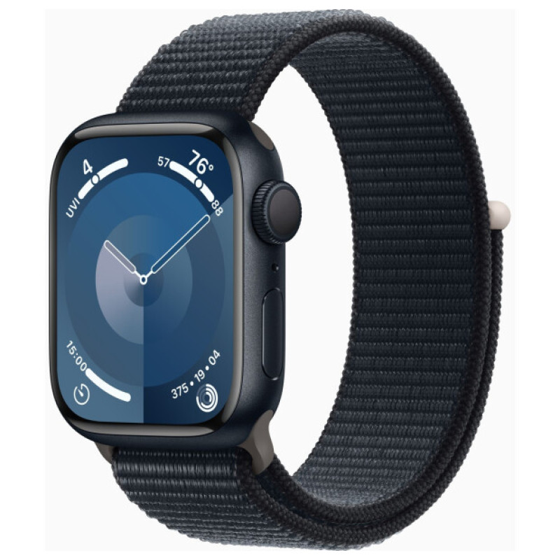 Apple Watch Series 9 GPS 41mm Midnight Aluminium with Midnight Sport Loop MR8Y3