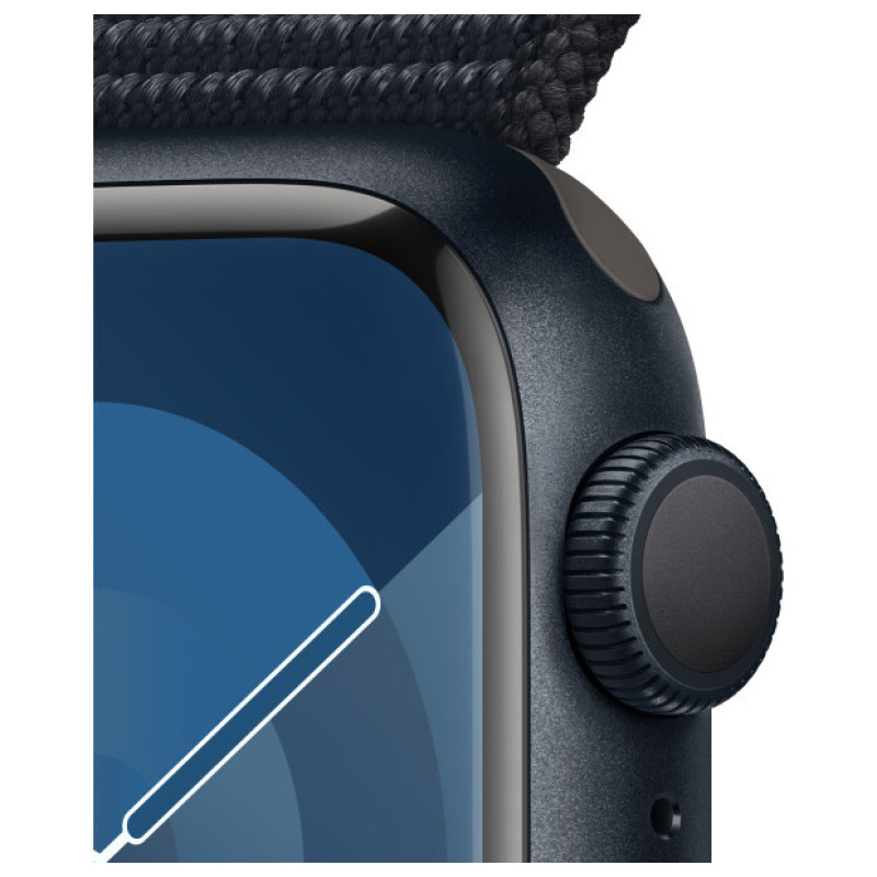 Apple Watch Series 9 GPS 41mm Midnight Aluminium with Midnight Sport Loop MR8Y3