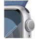 Apple Watch Series 9 GPS 41mm Silver Aluminium with Winter Blue Sport Loop MR923