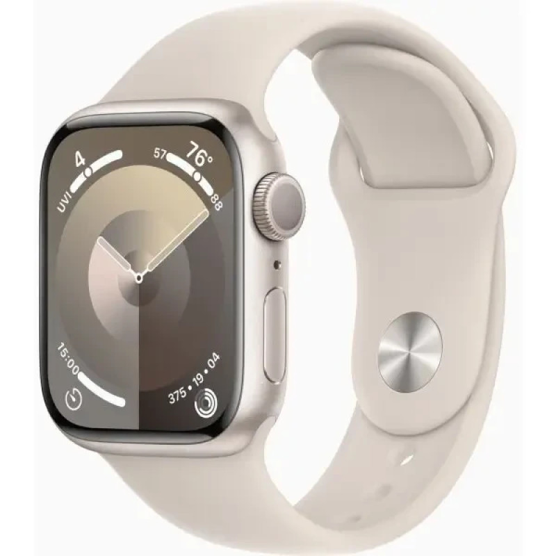 Apple Watch Series 9 GPS 41mm Starlight Aluminium with Starlight Sport Band M/L MR8U3