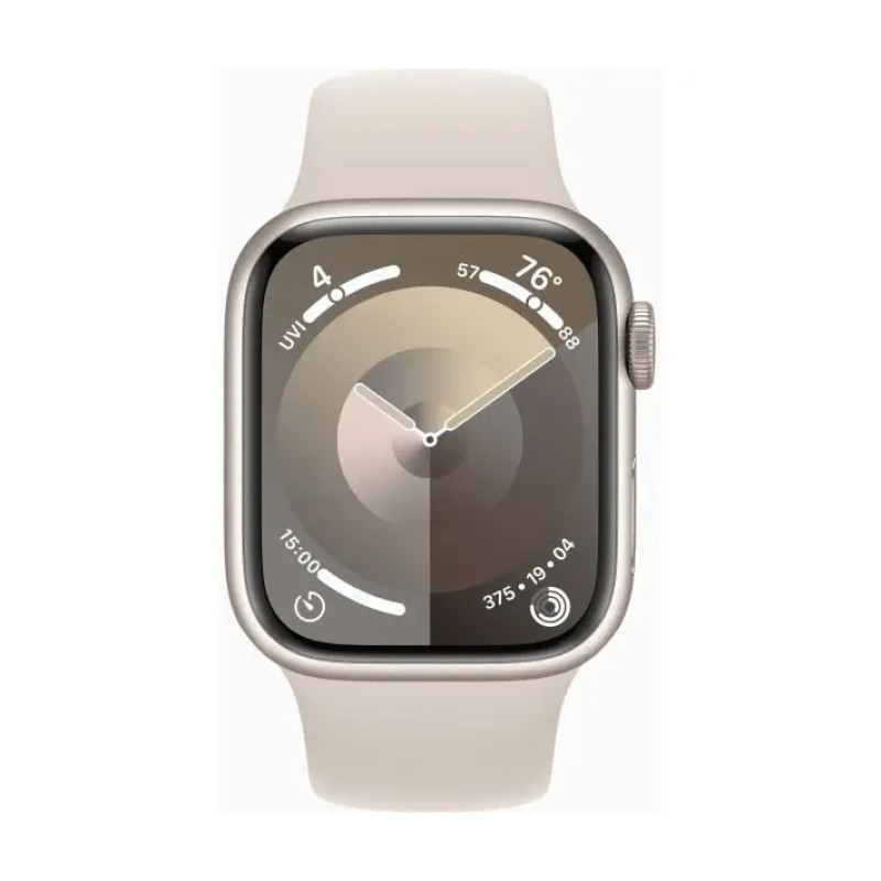 Apple Watch Series 9 GPS 41mm Starlight Aluminium with Starlight Sport Band M/L MR8U3