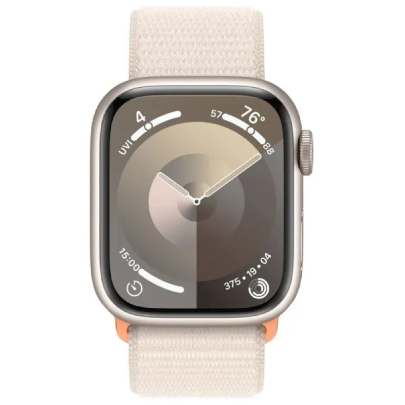 Apple Watch Series 9 GPS 41mm Starlight Aluminium with Starlight Sport Loop MR8V3