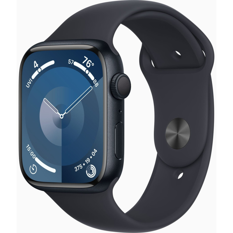 Apple Watch Series 9 GPS 45mm Midnight Aluminium with Midnight Sport Band S/M MR993