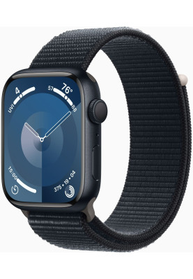 Apple Watch Series 9 GPS 45mm Midnight Aluminium with Midnight Sport Loop MR9C3