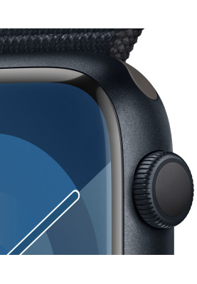 Apple Watch Series 9 GPS 45mm Midnight Aluminium with Midnight Sport Loop MR9C3