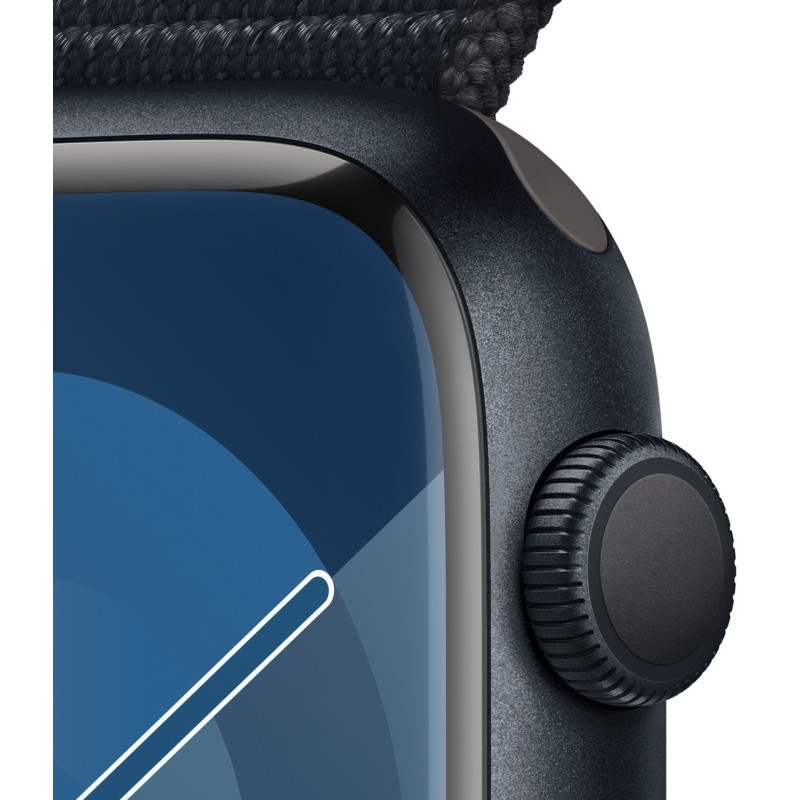 Apple Watch Series 9 GPS 45mm Midnight Aluminium with Midnight Sport Loop MR9C3