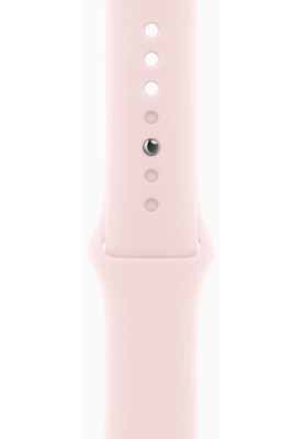 Apple Watch Series 9 GPS 45mm Pink Aluminium with Light Pink Sport Band M/L MR9H3