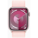 Apple Watch Series 9 GPS 45mm Pink Aluminium with Light Pink Sport Loop MR9J3