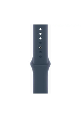Apple Watch Series 9 GPS 45mm Silver Aluminium with Storm Blue Sport Band S/M MR9D3