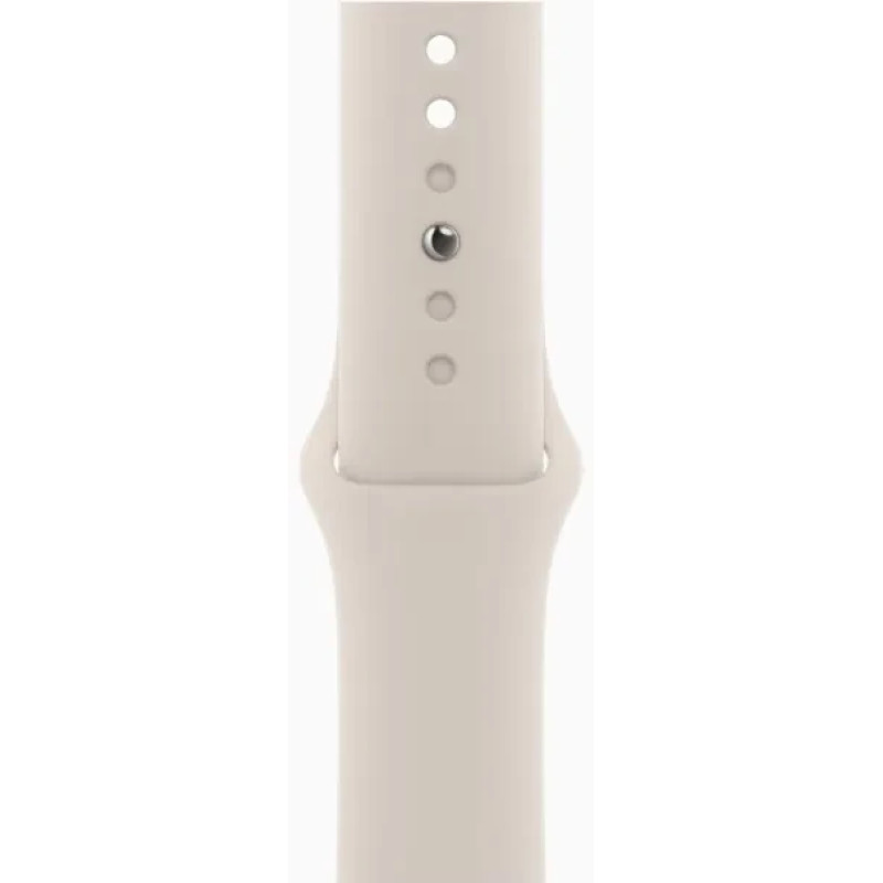 Apple Watch Series 9 GPS 45mm Starlight Aluminium with Starlight Sport Band M/L MR973