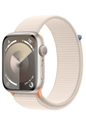 Apple Watch Series 9 GPS 45mm Starlight Aluminium with Starlight Sport Loop MR983