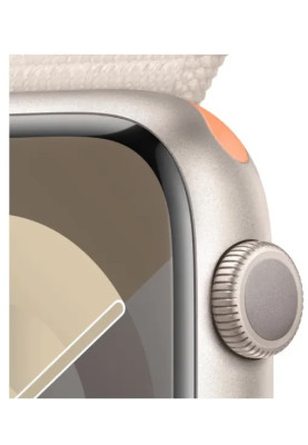 Apple Watch Series 9 GPS 45mm Starlight Aluminium with Starlight Sport Loop MR983