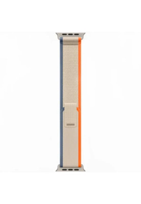 Apple Watch Ultra 2 GPS + Cellular 49mm Titanium Case with Orange/Beige Trail Loop -S/M MRF13, MRFL3