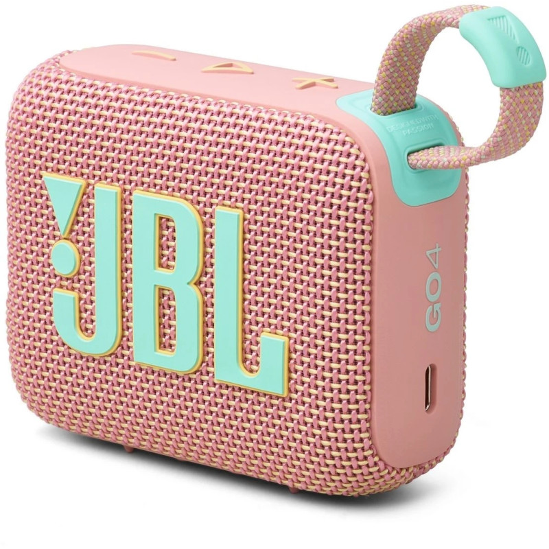 Bluetooth Колонка JBL GO 4 Pink (JBLGO4PINK) UA
