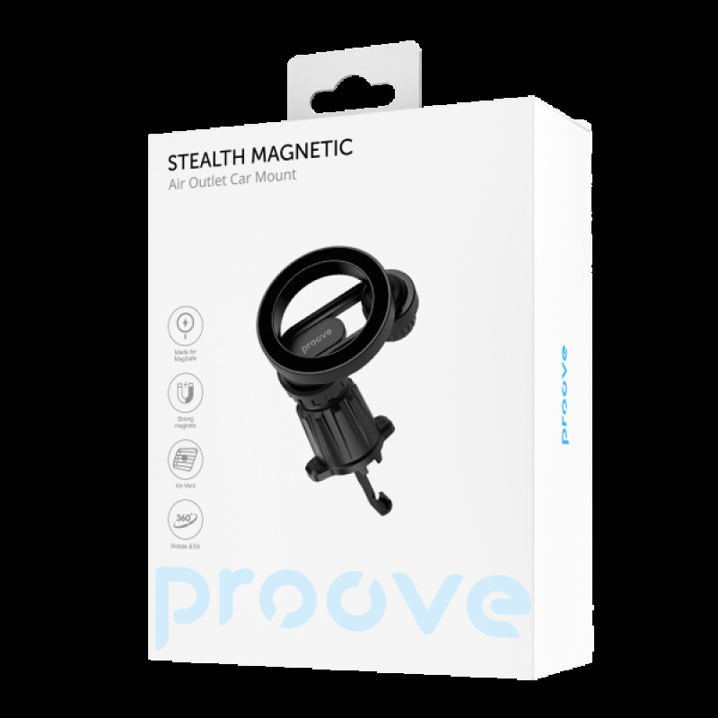 Холдер Proove Stealth Magnetic Air Outlet Car Mount black UA (CHST00000001)