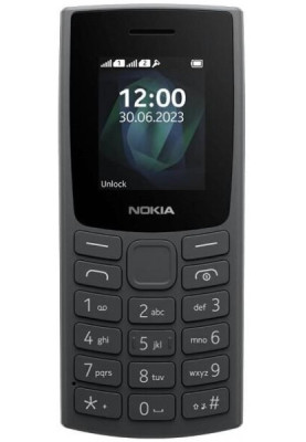 Телефон Nokia 105 TA-1569 SS 2023 Charcoal (no charger) UA UCRF