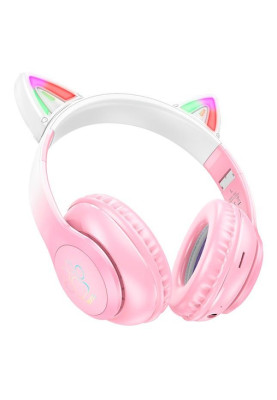 Bluetooth Stereo Hoco W42 Cat Ear cherry blossom